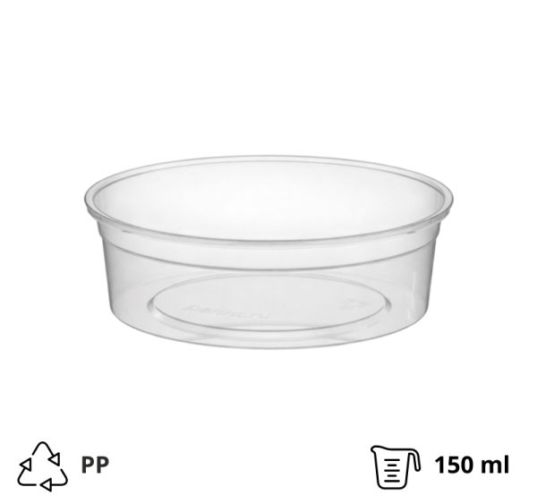 Posuda za umake PP 150 ml d=96 mm h=30 mm, bez poklopca