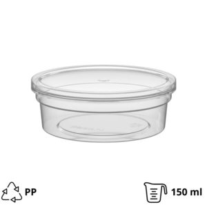 Posuda za umake PP 150 ml d=96 mm h=30 mm, bez poklopca