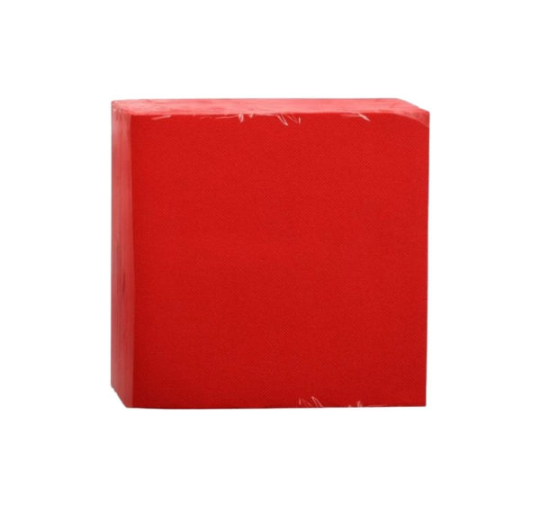 Papirnate salvete 2 sl 33×33 cm crvene 630 l/pak