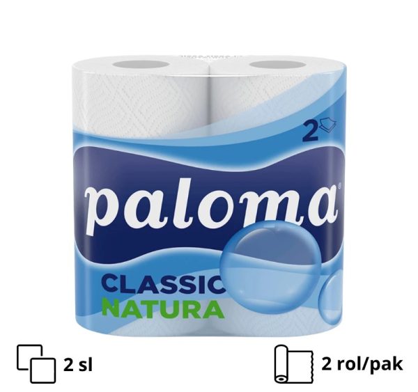 Papirnati ručnici Paloma Classic Natura 2sl 2 rol/pak