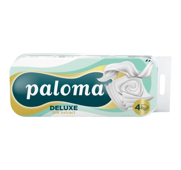Toaletni papir Paloma Deluxe Sensitive Silk 4sl 10 rol/pak