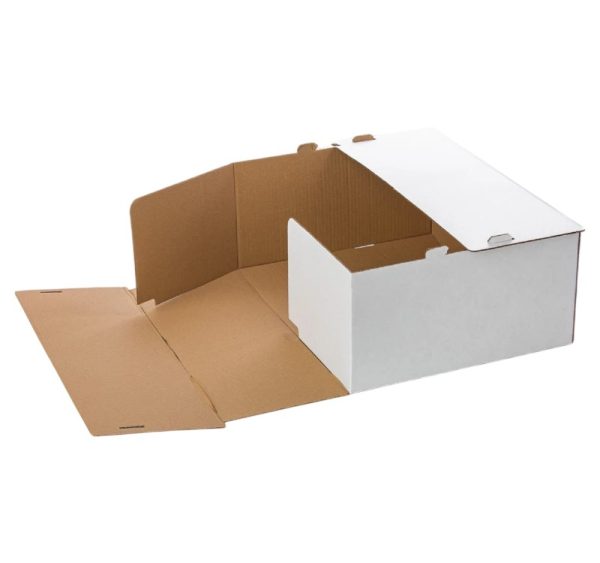 Kutija za desert bez prozora 350x450x180 mm bijela [5 kom/pak]