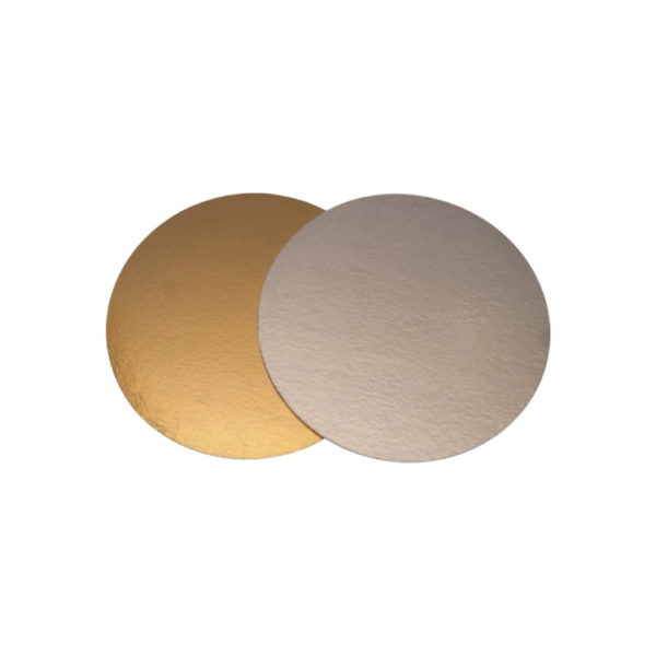 Podmetač krug za torte karton d=240 mm zlatni