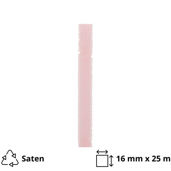 Satenska traka 16 mm x 25 m ružičasta