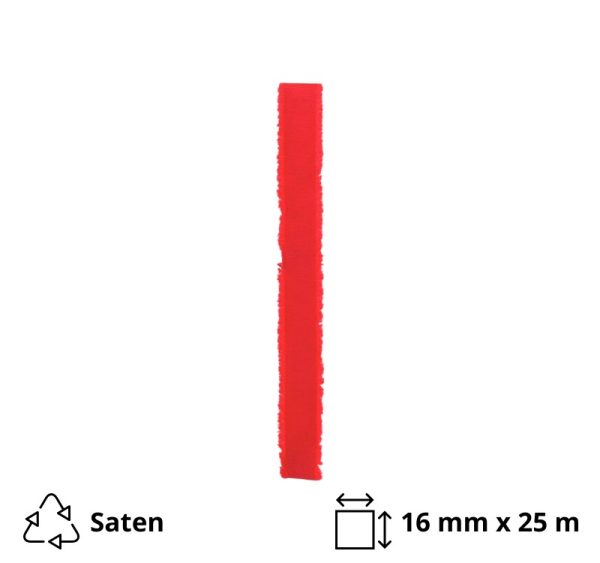 Satenska traka 16 mm x 25 m crvena