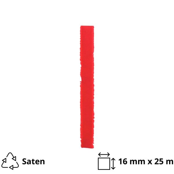 Satenska traka 16 mm x 25 m crvena