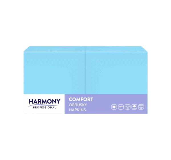 Papirnate salvete 2 sl 24×24 cm plava 250 l/pak