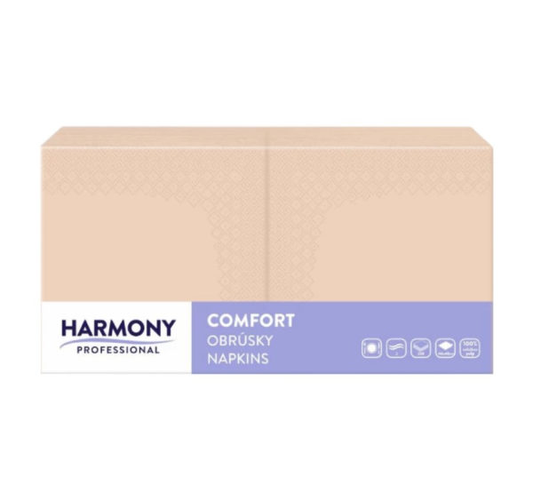 Papirnate salvete 2 sl 33×33 cm cappuccino 250 l/pak [8 kom/pak]