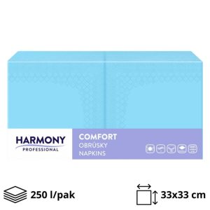 Papirnate salvete 2 sl 33×33 cm plava 250 l/pak