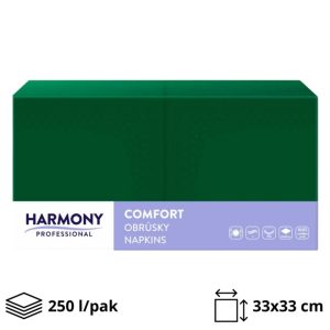 Papirnate salvete 2 sl 33×33 cm zelena 250 l/pak