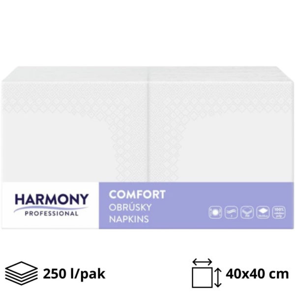 Papirnate salvete 2 sl 40×40 cm bijela 250 l/pak [8 kom/pak]