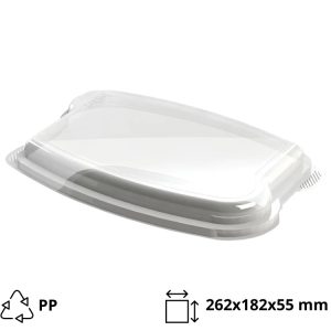 Poklopac PP 262x182x55mm prozirni CD-402 [2 kom/pak]