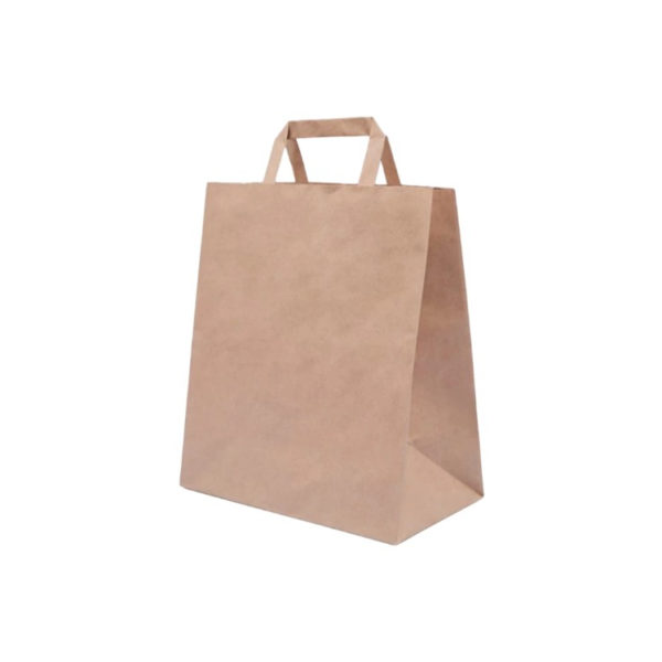 Papirnata vrećica sa ravnom ručkom 180х90х220 mm kraft 500 kom