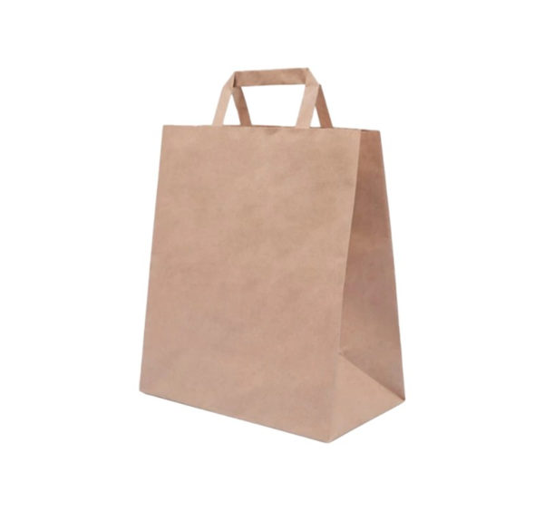 Papirnata vrećica sa ravnom ručkom 450х170х480 mm kraft 250 kom/pak
