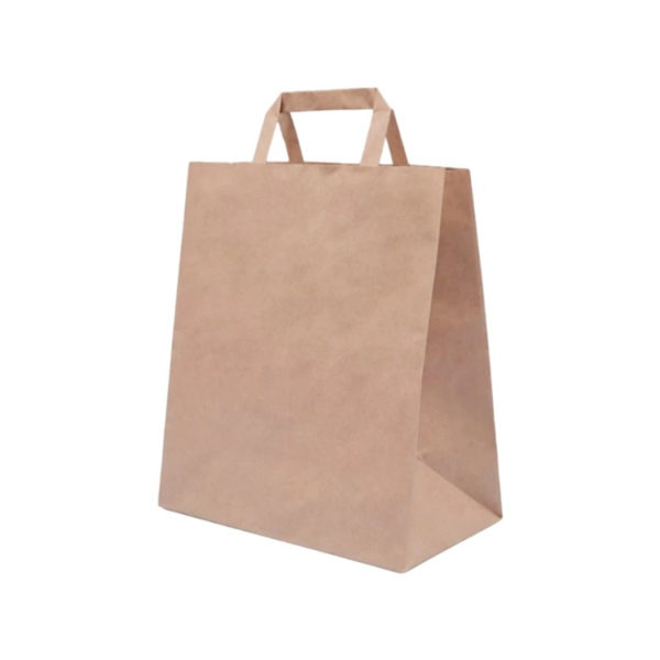 Papirnata vrećica sa ravnom ručkom 450х170х480 mm kraft 250 kom/pak