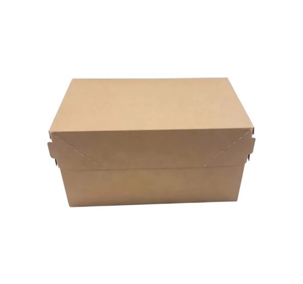 Papirnata posuda EURO CAKE 1200 ml 150x100x85 mm kraft 25 kom/pak