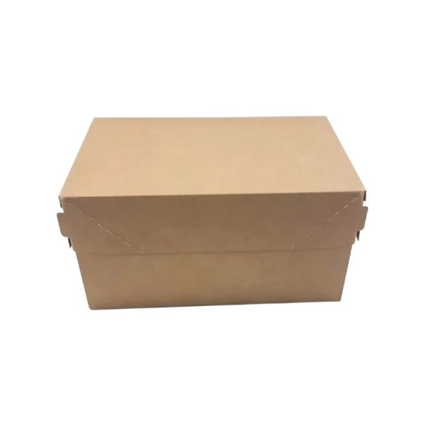 Papirnata posuda EURO CAKE 1200 ml 150x100x85 mm kraft 25 kom/pak