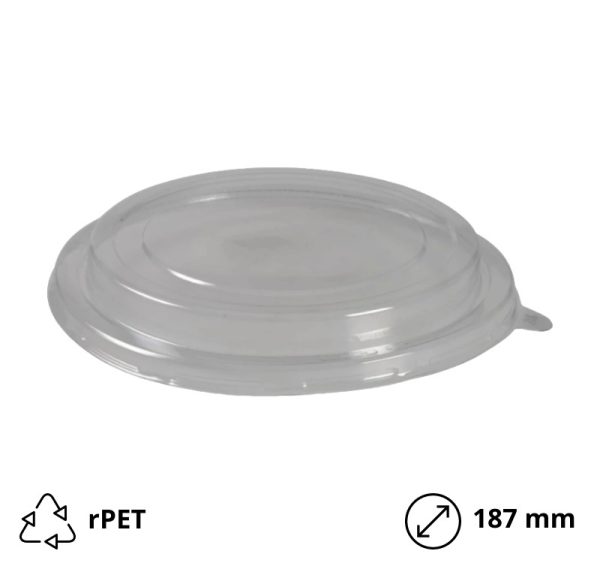 Poklopac rPET za posudu 1300 ml d=187 mm 50 kom