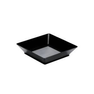 Fingerfood posudica PS 45 ml 65×65 mm Tray crna 25 kos/pak