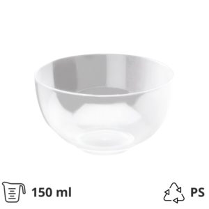 Fingerfood posudica PS 150 ml d=82 mm Zdjela prozirna 12 kom/pak