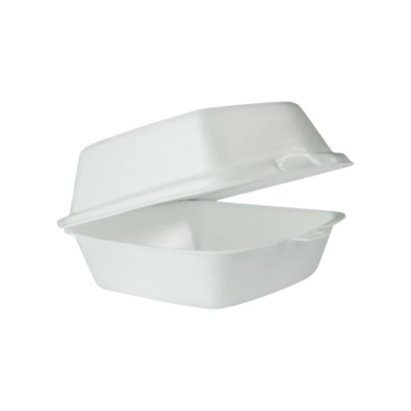 Burger ambalaža 150x150x75 mm XPS bijela 100 kom
