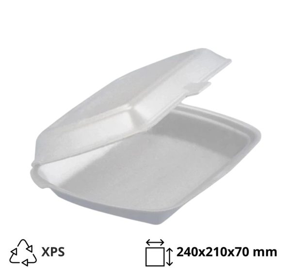 Ambalaža 1-del 240х210х70 mm XPS bijela 100 kom