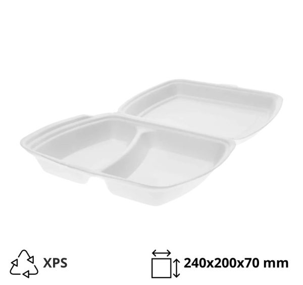 Ambalaža 2-del 240х200х70 mm XPS bijela 100 kom
