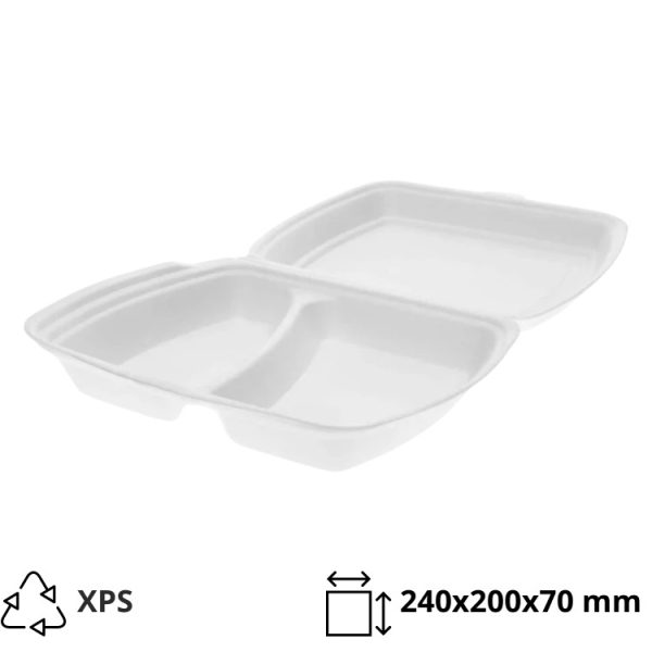 Ambalaža 2-del 240х200х70 mm XPS bijela 100 kom