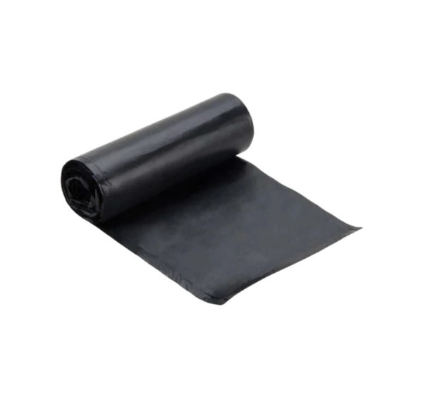 Vreća za smeće LLDPE/reciklat 40-45 l 50×70 cm 15 my crna 50 kom/rol