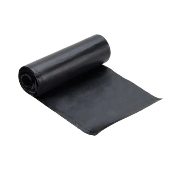 Vreća za smeće LLDPE/reciklat 120 l 70×105 cm 30 my crna 10 kom/rol