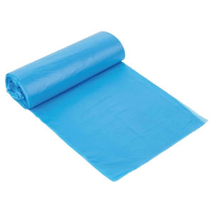 Vreća za smeće LDPE/reciklat 140-160 l 90×110 cm 38 my plava 25 kom/rol
