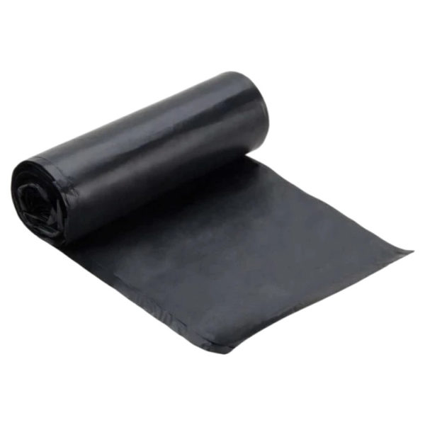 Vreća za smeće LDPE/reciklat 140-200 l 92×145 cm 40 my crna 10 kom/rol