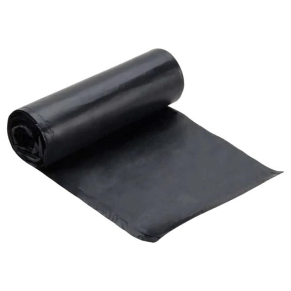 Vreća za smeće LDPE/reciklat 180-240 l 114×150 cm 40 my crna 10 kom/rol