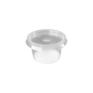 Posuda PP 30 ml d=46 mm prozirna, sa poklopcem (komlpet)