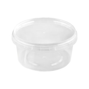 Posuda PP 520 ml prozirna, sa poklopcem (komplet)