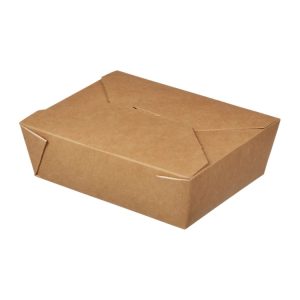 Papirnata posuda Fold Box 950 ml 170x135x50 mm, kraft [15 kom/pak]