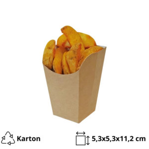 Kutija ECO Snack Cup M 53х53х112 mm kraft