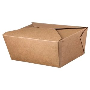 Papirnata posuda 2000 ml 195х140х63 mm kraft 50 kom