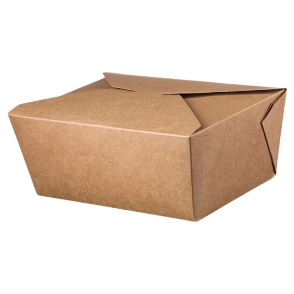 Papirnata posuda 2000 ml 195х140х63 mm kraft 50 kom