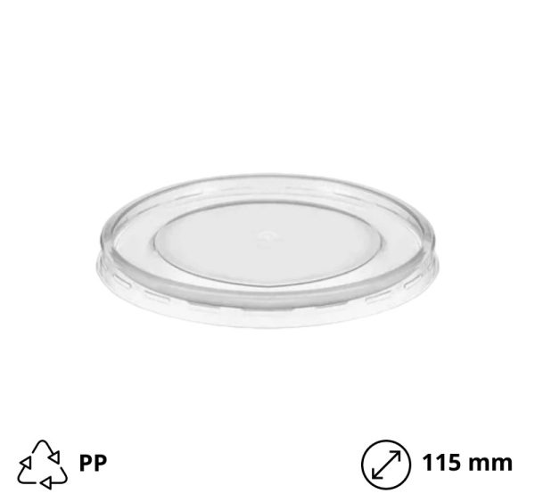 Poklopac PP za posudu 500/750/900 ml d=115 mm 25 kom
