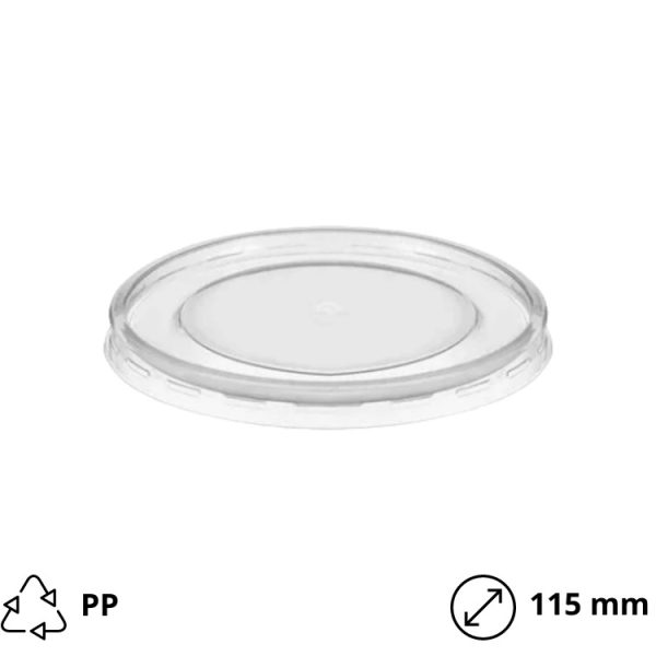 Poklopac PP za posudu 500/750/900 ml d=115 mm 25 kom