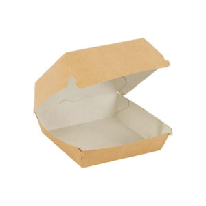 Kutija za hamburger 120x120x70 mm kraft 50 kom