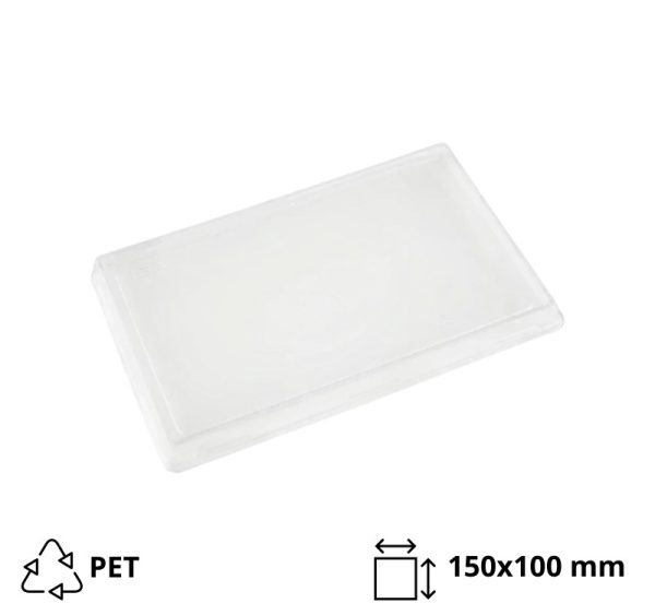 Poklopac PP za papirnatu posudu 750 ml 150×100 mm proziran 50 kom