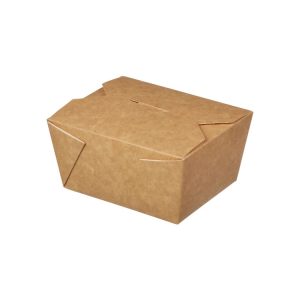 Papirnata posuda Fold Box 600 ml 110x90x65 mm, kraft 25 kom