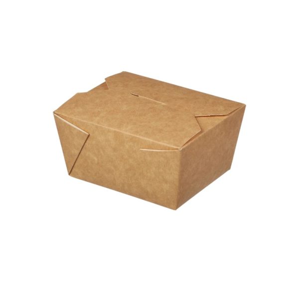 Papirnata posuda Fold Box 600 ml 110x90x65 mm, kraft 25 kom
