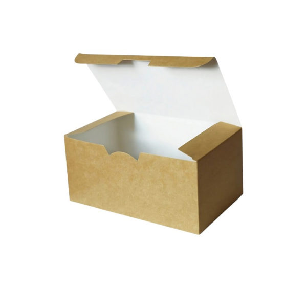 Papirnata posuda NAGGETS/TAKE AWAY 115х75х45 mm kraft 50 kom