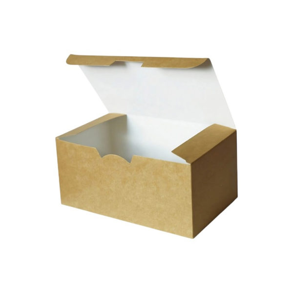 Papirnata posuda NAGGETS/TAKE AWAY 115х75х45 mm kraft 50 kom