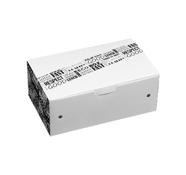 Papirnata posuda 135x85x51mm, Black&White 50 kom