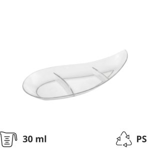 Fingerfood posudica PS 30 ml 120 mm Zarez prozirna 50 kom