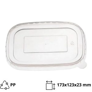 Poklopac PP za posudu 750/1000 ml 173х123х23 mm 50 kom
